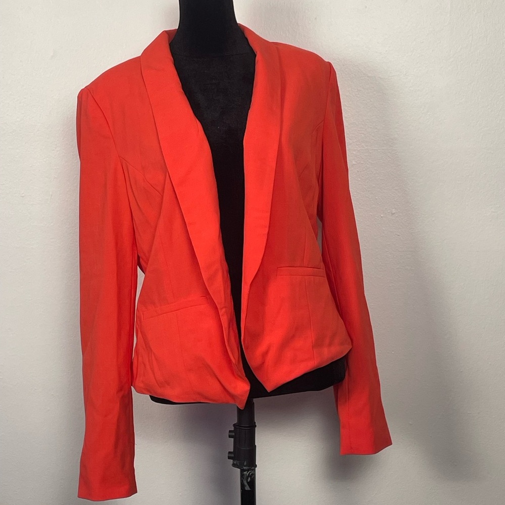 Women's Vibrant Orange Blazer